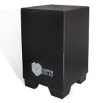 Kadence Hearbeat Cajon Black, Compact and Lightweight Percussion Box with Internal Military Drum Sand Belts, Rubber Capped Non-Slip Feet,  12 inch x 12 inch x 20inch (Matt Finish HB01) - Image 2