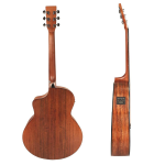 Acoustica Series 40-inch Grand Auditorium Cutaway Electro-Acoustic Guitar, Ash Wood, EQ with Built-in Tuner, Includes a Free Online Guitar Course - Image 5