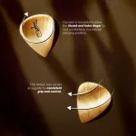 Kadence Heritage Wooden Guitar Picks Set of 8 - Image 4