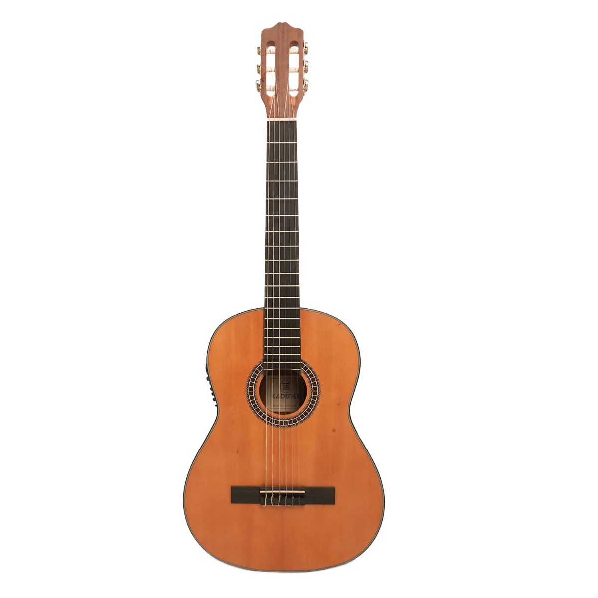 KAD-CL-100EQ(1) Kadence 39” Classical Guitar with EQ Nylon Strings Semi Acoustic Guitar with Truss Rod for Beginner Professional With Bag (Natural) - Image 1