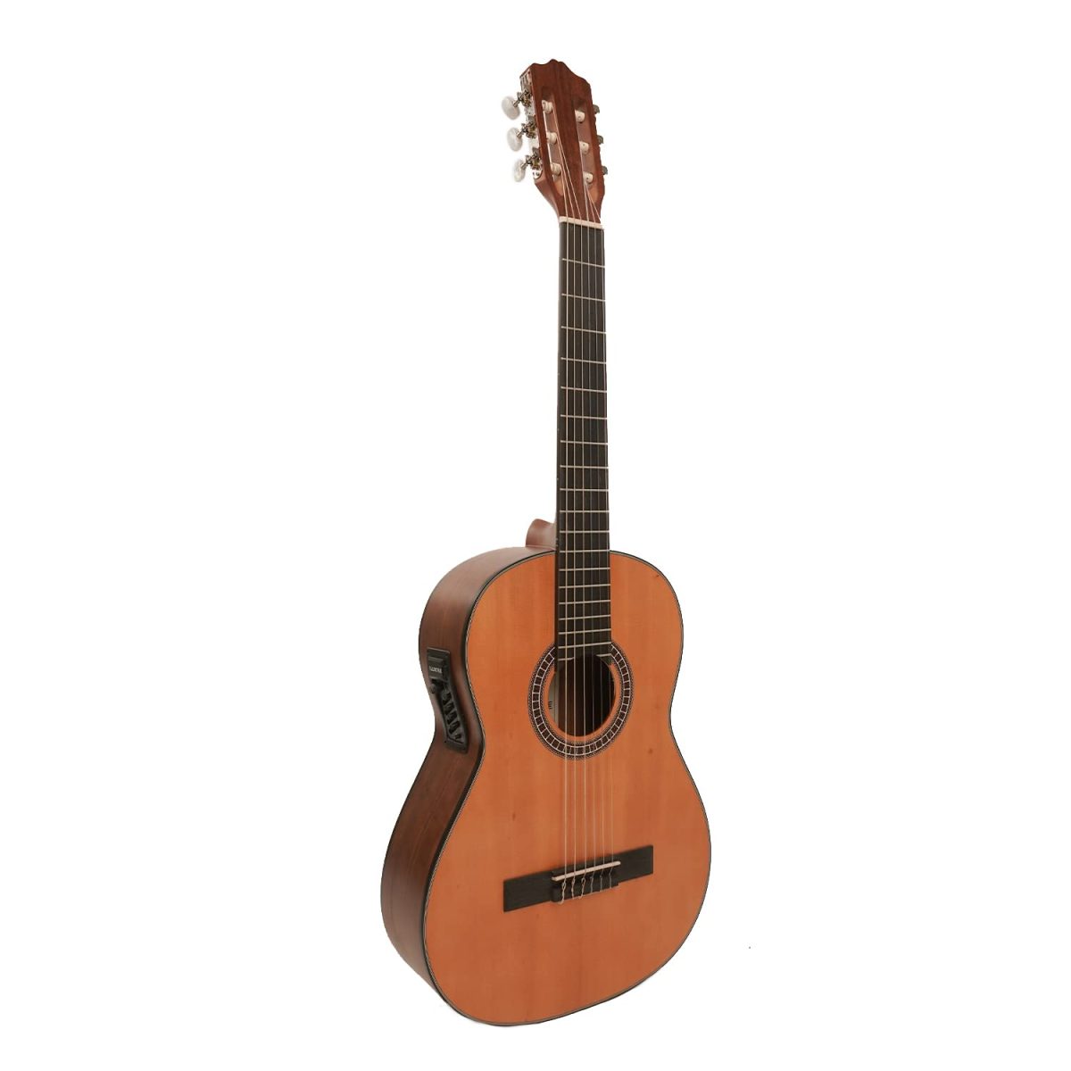 Kadence 39” Classical Guitar with EQ Nylon Strings Semi Acoustic Guitar with Truss Rod for Beginner Professional With Bag (Natural) - Image 2