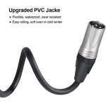 Kadence Professional Balanced 3 pin XLR Male to Female XLR Microphone, Guitar, Audio, Speaker Cable, 50% Extra Cooper Alloys for Easy Soldering XLR Cable 1MTR - Image 2