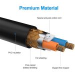 Kadence Professional Balanced 3 pin XLR Male to Female XLR Microphone, Guitar, Audio, Speaker Cable, 50% Extra Cooper Alloys for Easy Soldering XLR Cable 1MTR - Image 4