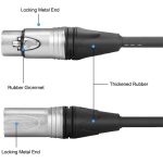 Kadence Professional Balanced 3 pin XLR Male to Female XLR Microphone, Guitar, Audio, Speaker Cable, 50% Extra Cooper Alloys for Easy Soldering XLR Cable 1MTR - Image 5
