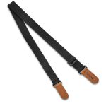 Kadence Guitar Strap Heavy Woven Nylon Straps with Vegan Leather Tips Suitable for all Guitar Types. - Image 3