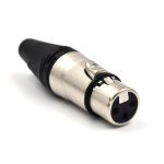 Kadence - 3 Pin XLR Solder Type Connector, 5 Male and 5 Female Plug Cable Connector Microphone Audio Socket, Made of Zinc-Copper Alloy for High Conductivity and Ultra-low Noise (5pc) - Image 3