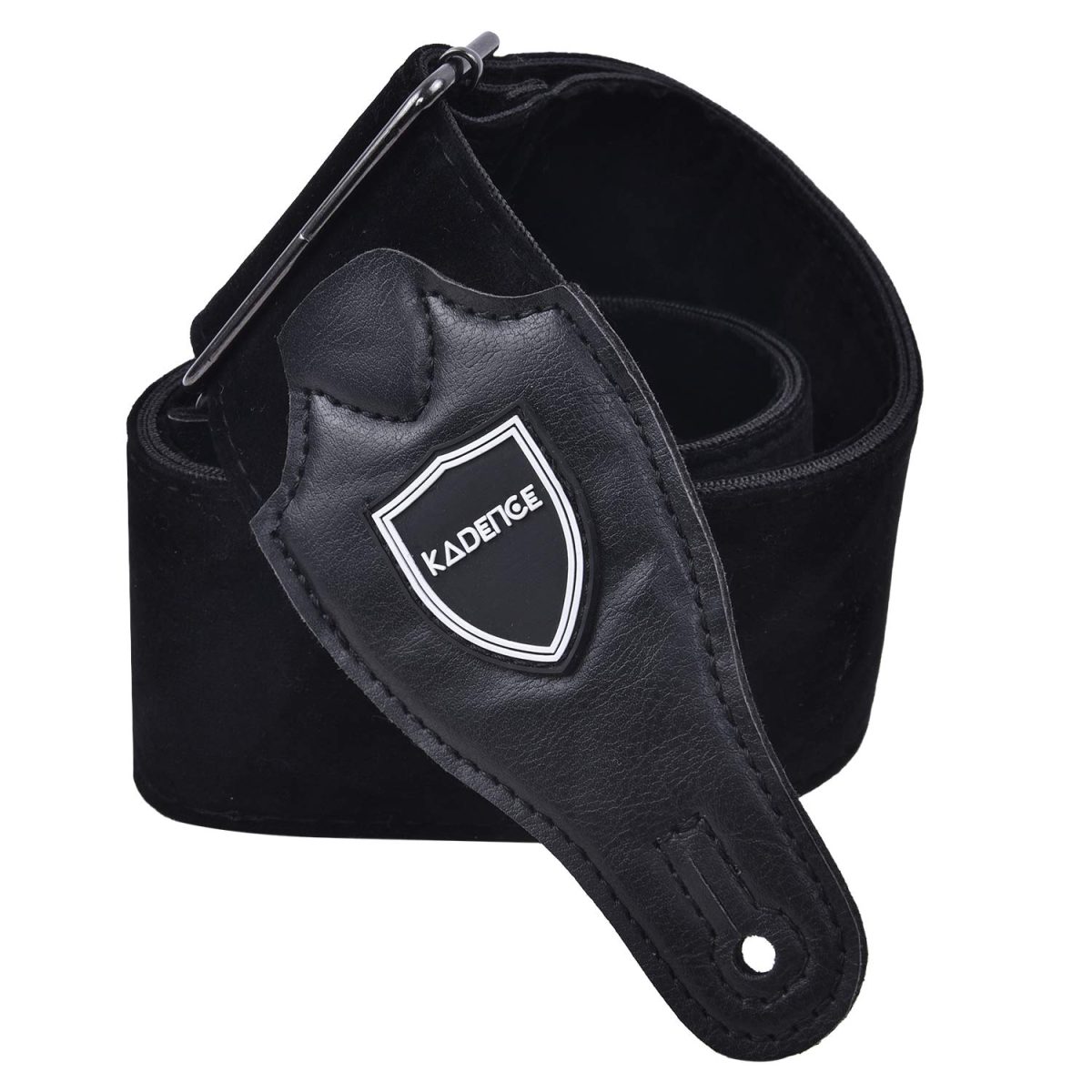 Kadence Guitar Strap Black PSB288A - Soft Adjustable Guitar Strap for Electric Guitar, Bass Guitar, Acoustic Guitar - Image 2