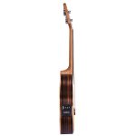 Kadence Ukulele 24" Concert Size, Specially Crafted Exotic Wood Design, fluorocarbon strings Electric Acoustic Ukulele with EQ and Bag (Black Wood) - Image 3