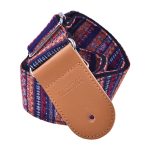 Kadence Guitar Strap PSG28A Guitar Strap with Leather Ends - Soft Adjustable Guitar Strap for Electric Guitar, Bass Guitar, Acoustic Guitar