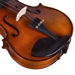 Kadence Solid spruce wood Violin with Flaming Tone Back Finish and Carry Case - Image 8