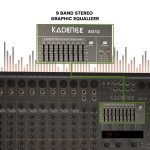 Kadence AG12 12-Channel USB Audio Mixer with Bluetooth, Dual DSP Effects, 24-Bit/96kHz Sampling, Graphic EQ & USB Playback – Ideal for Live Sound, Studio, and Broadcast - Image 4