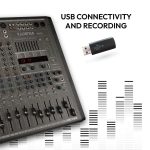 Kadence AG12 12-Channel USB Audio Mixer with Bluetooth, Dual DSP Effects, 24-Bit/96kHz Sampling, Graphic EQ & USB Playback – Ideal for Live Sound, Studio, and Broadcast - Image 6