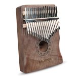 Kadence 17 Key Greyish Brown Kalimba with Arm Rest Peach Blossom Wood Thumb Piano (Marimba, Finger Piano) - Image 2