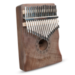 Kadence K03 17-Key Kalimba Thumb Piano | C Major Tuned Finger Piano with Peach Blossom Wood Body | High-Carbon Steel Keys | Engraved Notes | Includes Accessories Kit