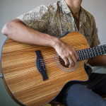 Kadence A05 Acoustica 40” Electro-Acoustic Guitar | Grand Auditorium Cutaway | Zebra Wood |  EQ + Built-in Tuner - Image 4