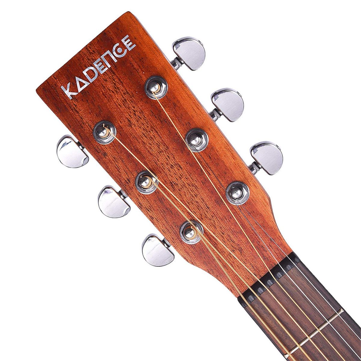 Kadence Guitar Acoustica Series A05, Electric Acoustic Guitar, Zebra Wood with Pickup, Inbuilt tuner and Bag (Zebra Wood, Electro Acoustic) - Image 7