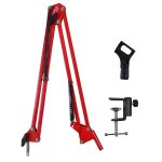 Kadence Microphone Arm Stand, Heavy Duty Swivel Mic Arm Microphone Stand, Suspension Scissor Boom Stand available in Orange, White, Red, Green, Blue and Black colours - Image 5