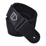Kadence Guitar Strap S529, Long, for Bass Guitar & Electric Guitar with Wide Neoprene Pad and Adjustable Length from 49" to 61"(Long), Black
