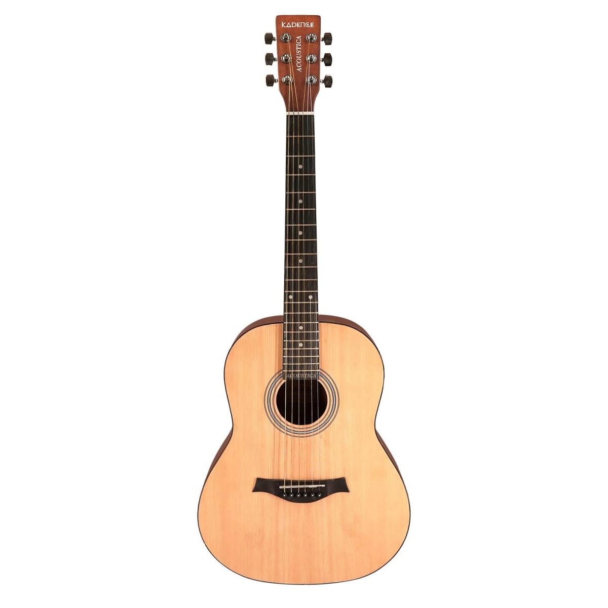 Image 2 Kadence Acoustica A311 36" Spruce Wood Acoustic Guitar, Rosewood fretboard, Travel guitar medium size, with bag and learning course (36" Travel Guitar) - Image 2