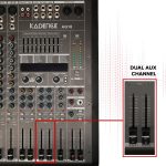 Kadence AG16 16-Channel USB Audio Mixer with 12 XLR Inputs, Dual DSP Effects, Bluetooth, USB Playback & 24-Bit/96kHz Sampling – Ideal for Studio, Live, and Broadcast Use - Image 3