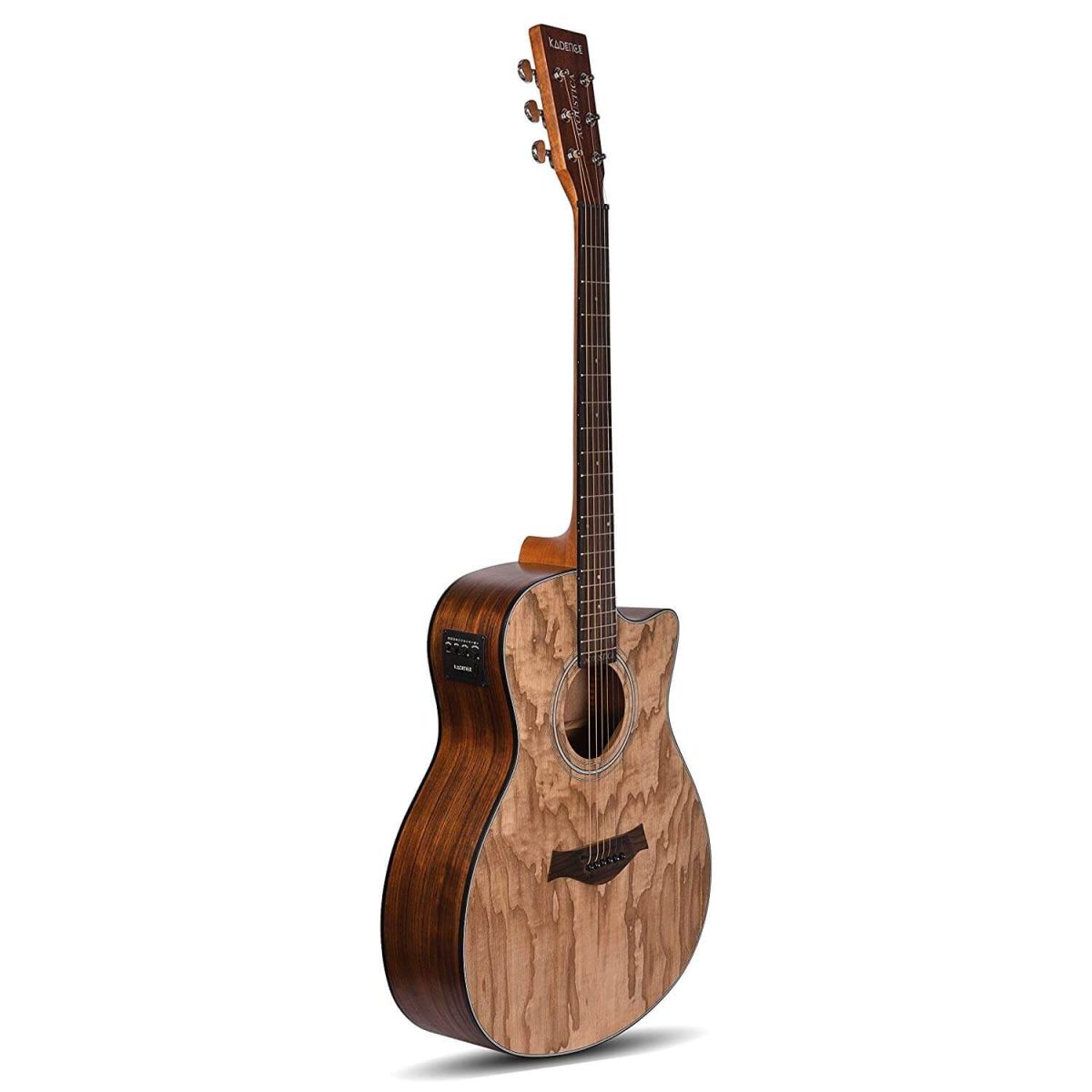Image 3 Kadence Acoustica Series Semi Acoustic Ash Wood with Equlizer A-06 (Guitar Super Combo with Accessories) - Image 3