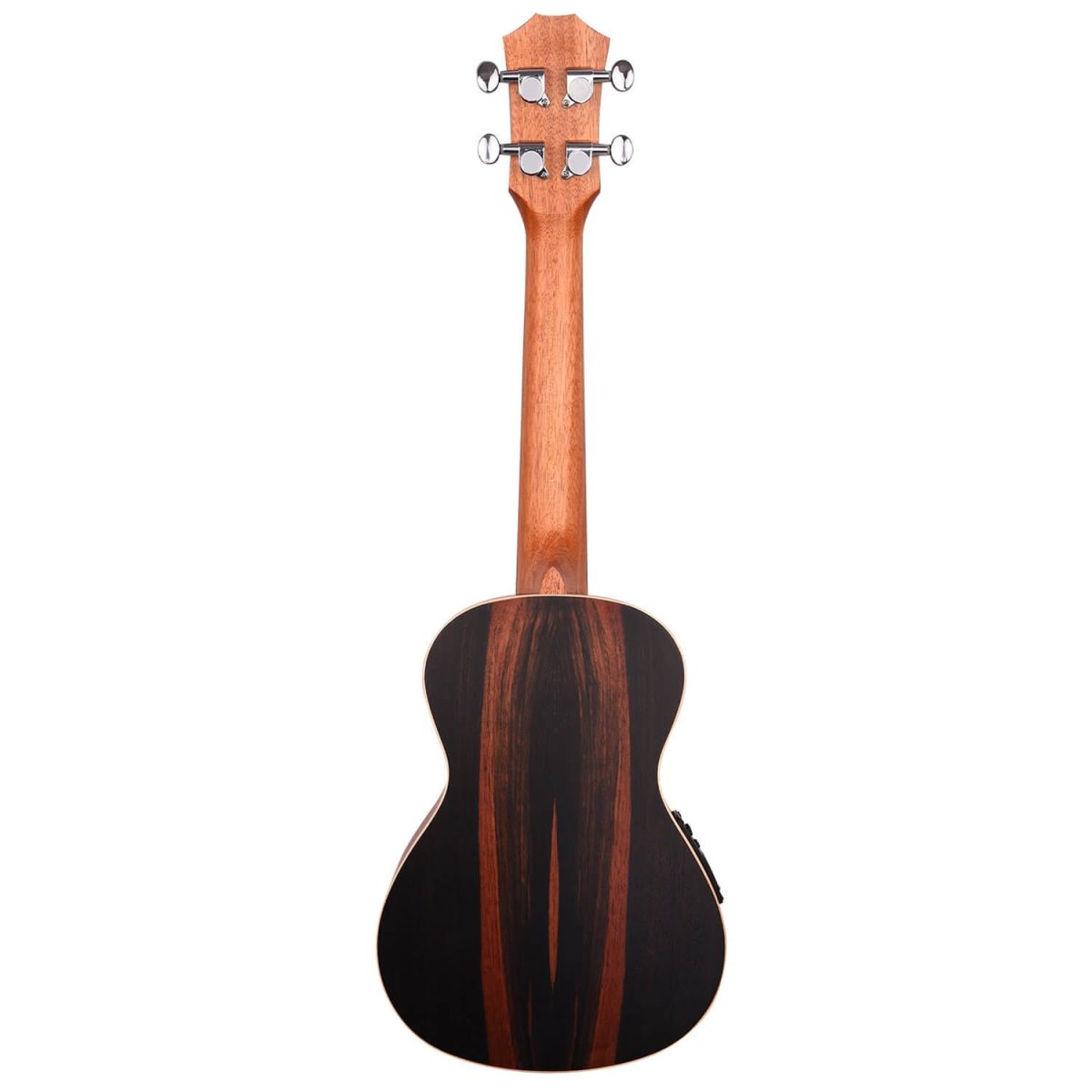 Image 5 Kadence Ukulele 24" Concert Size, Specially Crafted Exotic Wood Design, fluorocarbon strings Electric Acoustic Ukulele with EQ and Bag (Black Wood) - Image 5