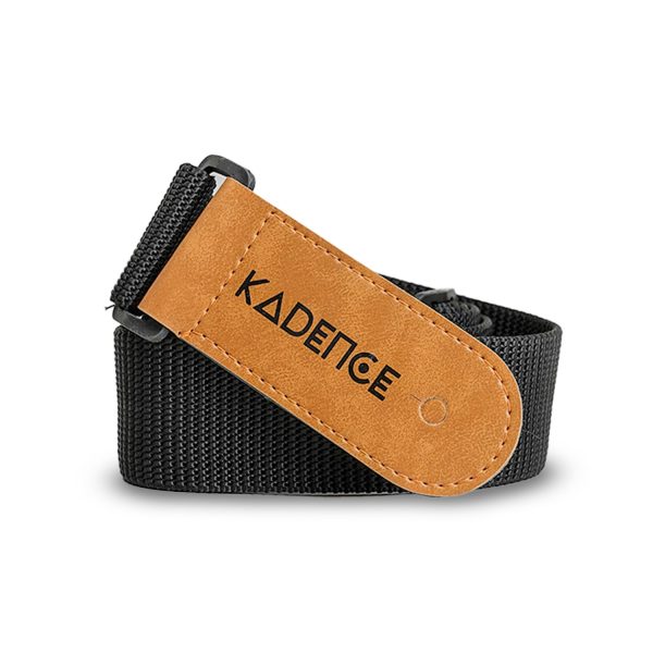 Kadence Guitar Strap Heavy Woven Nylon Straps with Vegan Leather Tips Suitable for all Guitar Types.