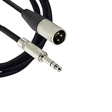 Kadence Fully Balanced Premium XLR Cables (3 MTR XLR Male to TRS)