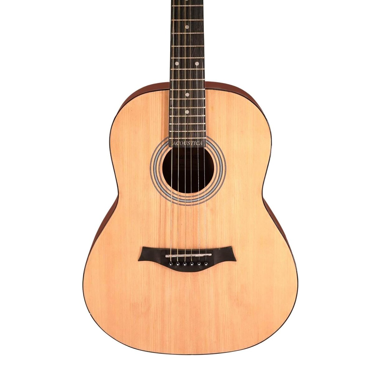Image4 Kadence Acoustica A311 36" Spruce Wood Acoustic Guitar, Rosewood fretboard, Travel guitar medium size, with bag and learning course (36" Travel Guitar) - Image 4