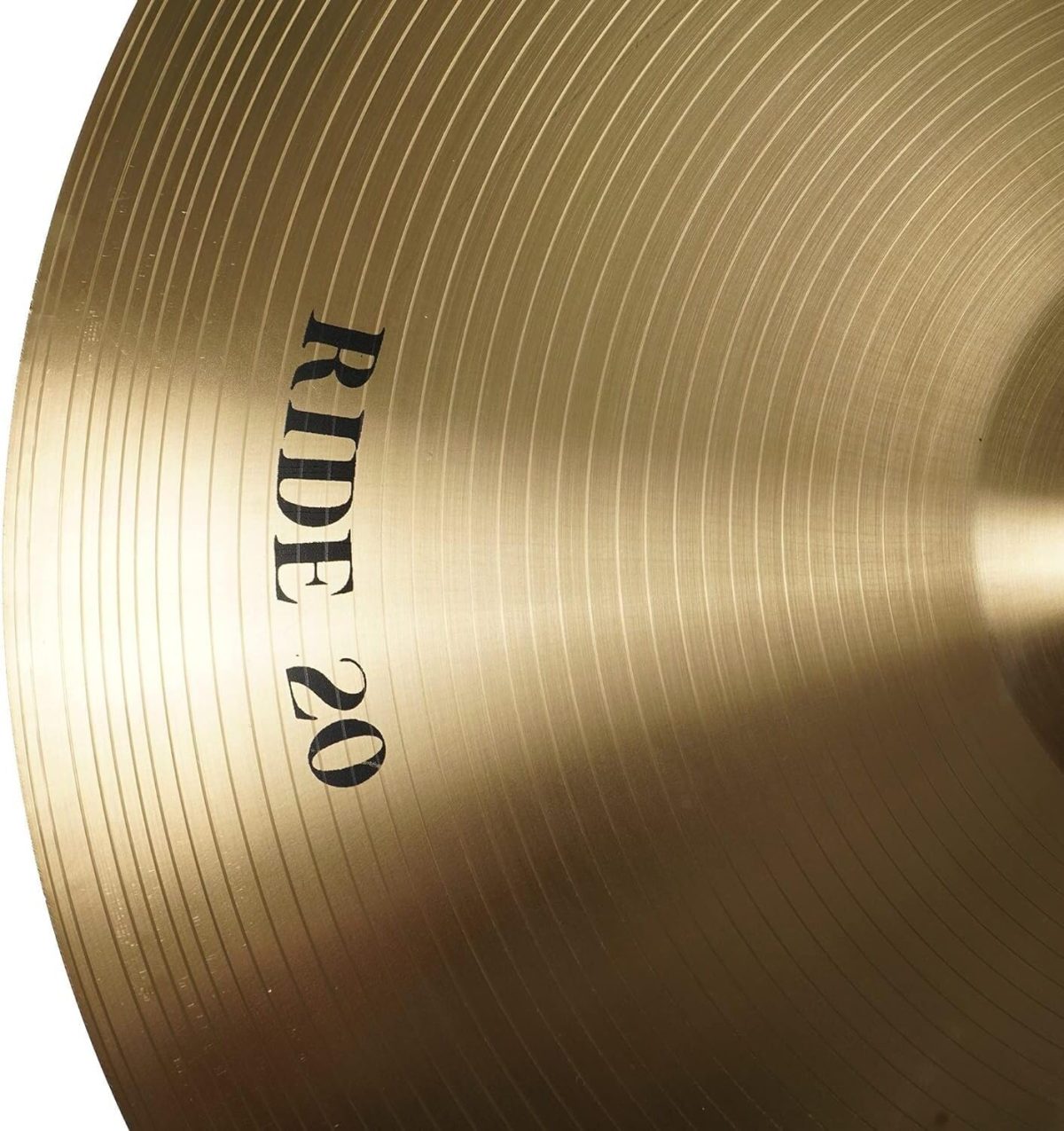 Wambooka Cymbals S Flat Ride 20 Inch (50.8 cm) Traditional Alloy Finish - For Students - Image 4