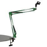 Kadence Microphone Suspension Boom Scissor Arm Mic Stand, Orange, White, Red, Green, Blue and Black (Green) - Image 4