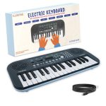 Kadence K-Tone 32 Mini Keys Blue Keyboard – 128 Tones (15 Real Voices & 8 Indian Instruments), 128 Rhythms, 30 Demo Songs, Dual Stereo Speakers, USB-C Cable – Kids Keyboard - Image 2