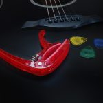 Kadence RED Capo for Acoustic & Electric Guitars with 3 Picks | Durable, Lightweight & Stylish | Quick-Change Design - Image 3