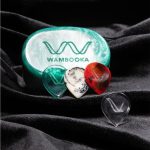 Wambooka Artisan Resin guitar Picks Set with Mother-of-Pearl / Emerald Case  Ultra-Light Thick Guitar and Bass Picks Luxury Box (Emerald) - Image 2