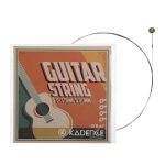 Kadence Acoustic & Electric Guitar 1st E String Combo with Transparent Capo with pin remover | Durable Steel Replacement String for Beginners & Learners - Image 3