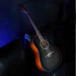 Kadence A281 Acoustic Guitar โ 6-String, Black, 41" Dreadnought Body, Spruce Top, Rich Sound, Ideal for Beginners & Intermediate Players, Durable & Comfortable Playability - Image 4