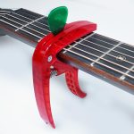 Medellin Red Guitar Capo for Acoustic & Electric Guitars with 3 Picks | Quick-Change, Lightweight & Durable Design - Image 6
