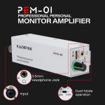 Kadence PEM-01 In-Ear Personal Monitor Amplifier (Wired IEM Belt Pack) - Image 4