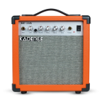 Kadence 20W Electric Guitar Amplifier with Clean, Boost Function, 3-Band EQ & Headphone Output – Portable Amp for Home & Jam Sessions (Orange) - Image 6