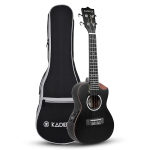 Kadence Slowhand 24-Inch Electric-Acoustic Concert Ukulele with Spruce Top | Rich Sound | Easy Playability | Ideal for Beginners & Professionals
