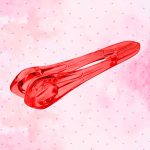 Kadence Red Musical Spoons - Hand Percussion Instrument - New age crystal clear design made with polycarbonate( 9 Inch )