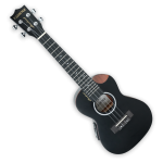 Kadence Slowhand 24-Inch Electric-Acoustic Concert Ukulele with Spruce Top | Rich Sound | Easy Playability | Ideal for Beginners & Professionals - Image 3