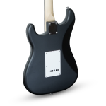 Medellin 38” Electric Guitar – Strat Style | H-S-S Pickup Configuration | 21 Frets | Black Matte Finish | Maple Neck with Rosewood Fingerboard | Chrome Hardware | Includes Gig Bag, Tremolo Arm, Cable & Allen Key - Image 6