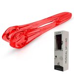 Kadence Red Musical Spoons - Hand Percussion Instrument - New age crystal clear design made with polycarbonate( 9 Inch ) - Image 7