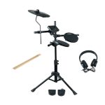 Kadence MT10L Home Series 3-Piece Kids Electric Drum Kit | Mesh Pads | Built-in Songs & Metronome | USB-MIDI | Headphone Support