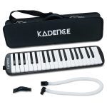 Kadence 37 key melodica black with Dual Mouthpiece
