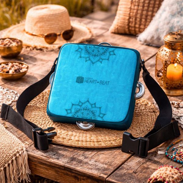 Kadence SU7S Heartbeat tambourine cajon drum front view