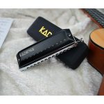 Kadence SC12 12-Hole Chromatic Harmonica | C Major | Brass Alloy Reed Plates | Stainless Steel Coverplates | ABS Comb | Includes Hard Case - Image 2