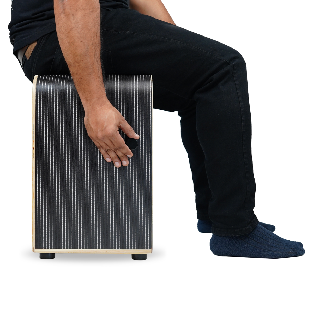 Kadence GL40A cajon drum snare string adjustment close-up