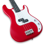 Kadence PBRD Tennessee 46.5” Electric Bass Guitar (P-Style) | Solid Poplar Wood | Split-Coil Pickup | Fixed Bridge | Gig Bag + Cable - Image 6